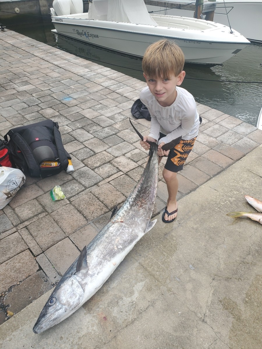 Local Lands a 40 pound Kingfish