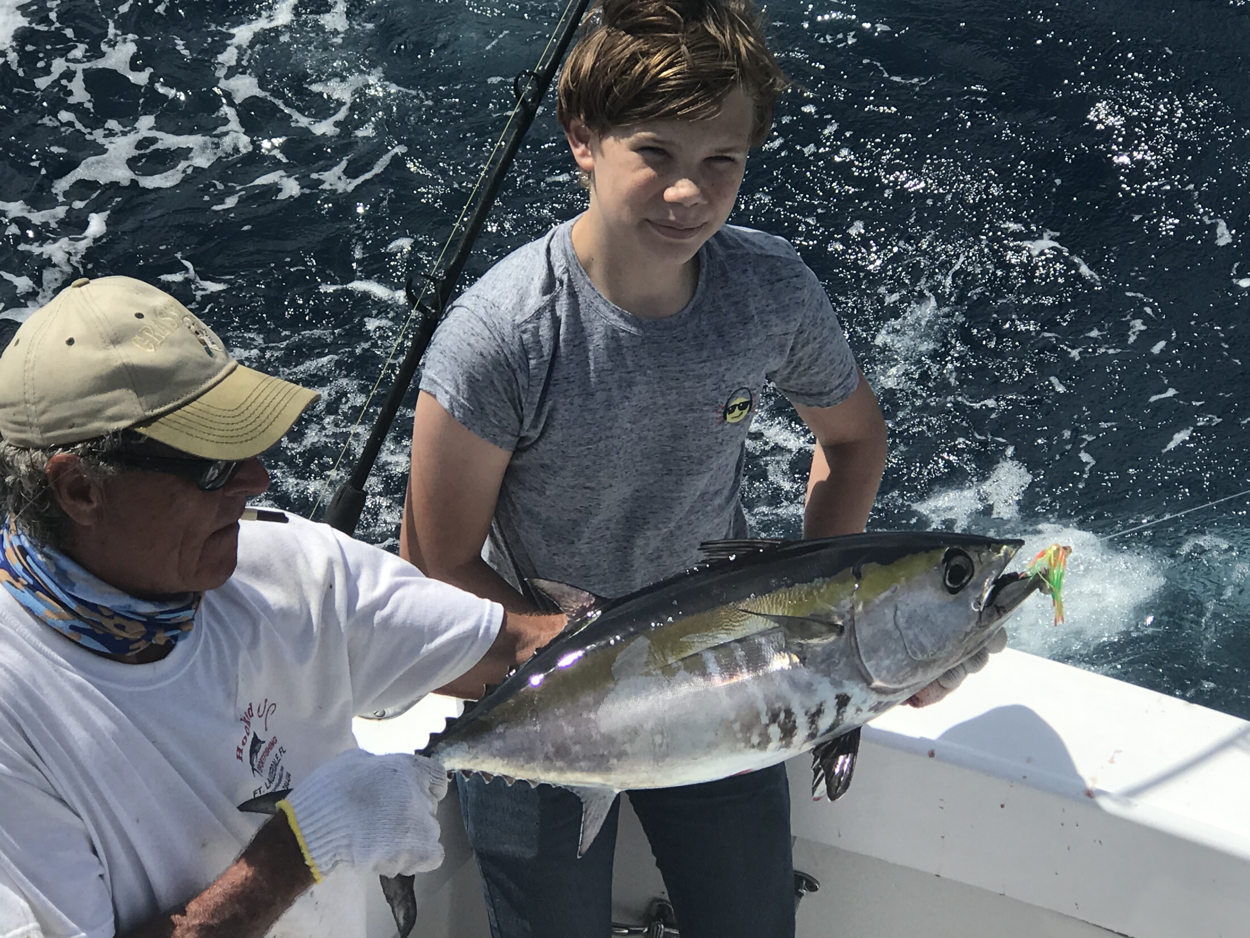 Tunas biting off the coast of fort Lauderdale